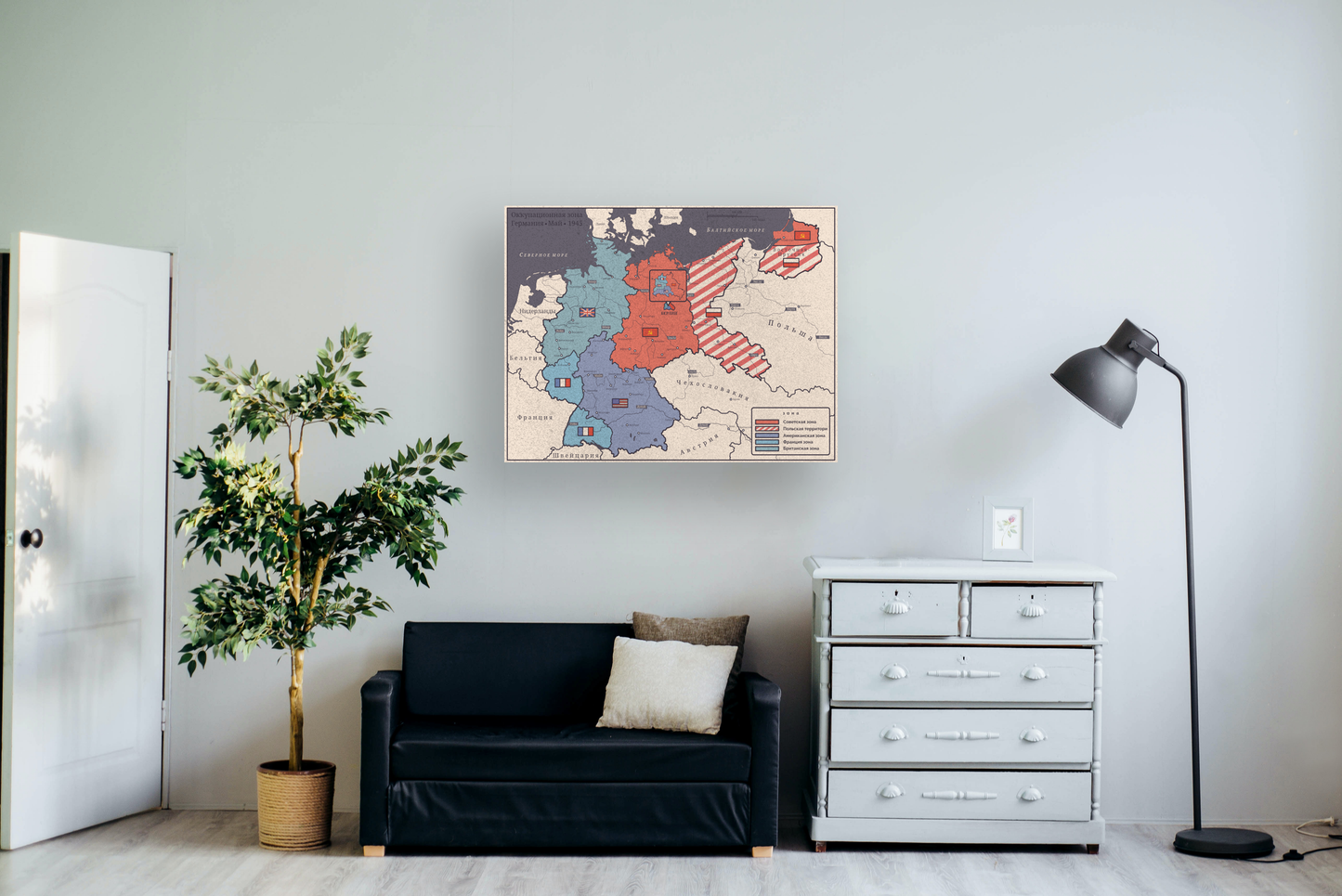 RETRO Occupation Zones of Germany